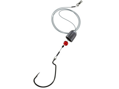 Jenzi 7x7 Texas-Rig 12kg 1pc Pike leader with Offset-Hooks 