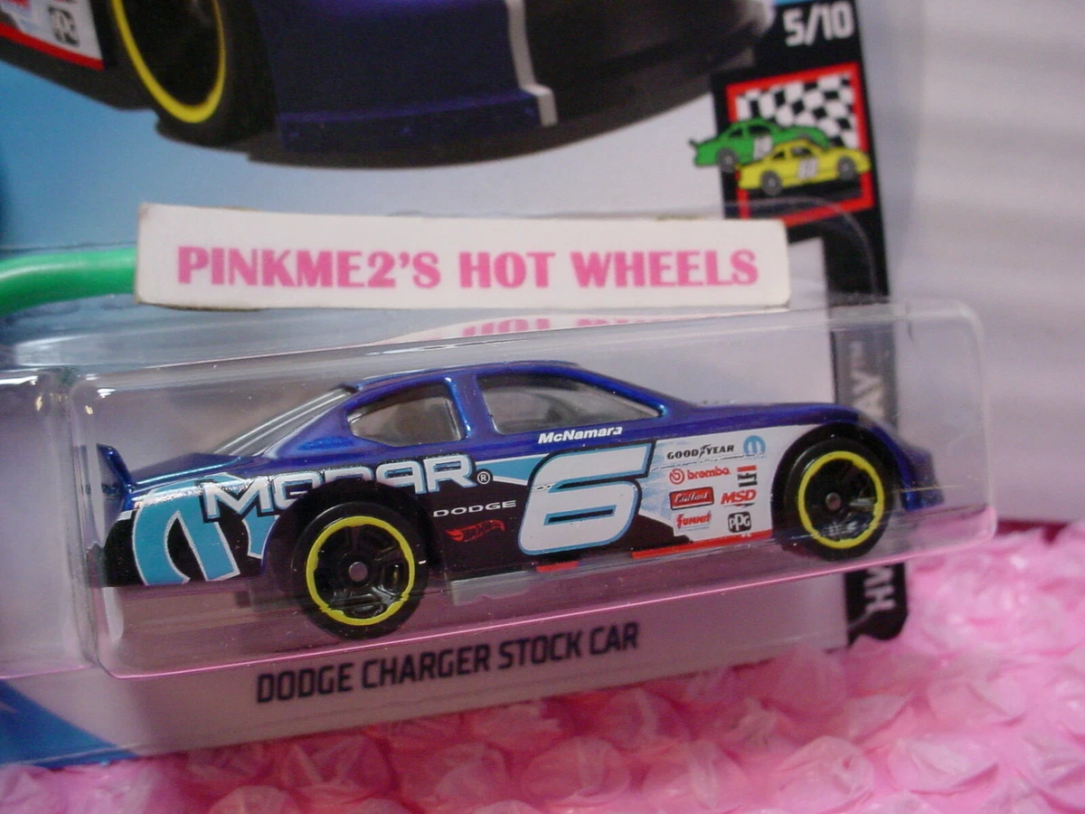 2019 i Hot Wheels DODGE CHARGER STOCK CAR 76 mopar 6 blue