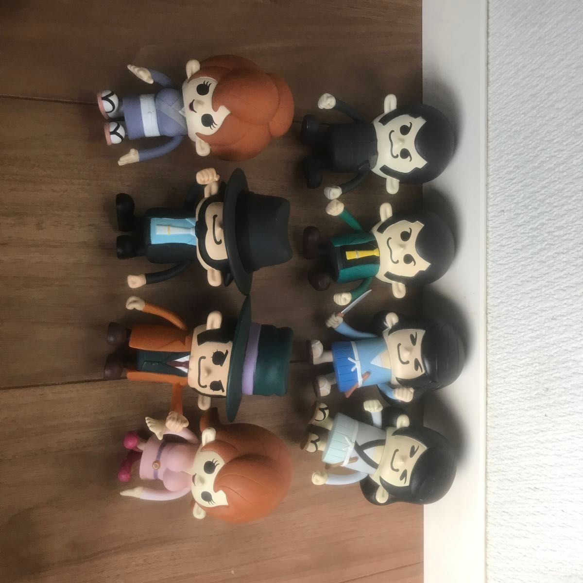 Lupin Figure Lot of 8 Ishikawa Goemon Jigen Daisuke Mine Fujiko Zenigata