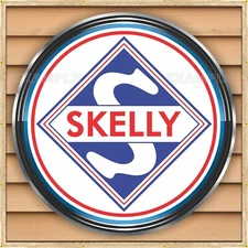 SKELLY GASOLINE GAS SERVICE STATION BANNER SIGN GARAGE MURAL MED L XL XXL SIZES