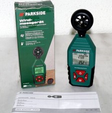 PARKSIDE PWMB2 Digitaler Wind & Temperatur Messger&auml;t 0-30m/s 0-108km/h -10&deg;+50&deg;