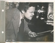 ORSON WELLES Camera Original CANDID Vintage 1941 THE MAGNIFICENT AMBERSONS Photo