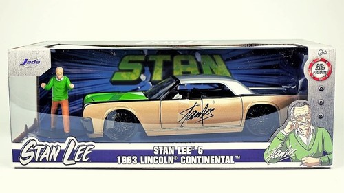 ,JADA TOYS, LINCOLN cotinental 1963 con figura de Stan LEE, 1/24, JAD32778 - Imagen 4 de 5