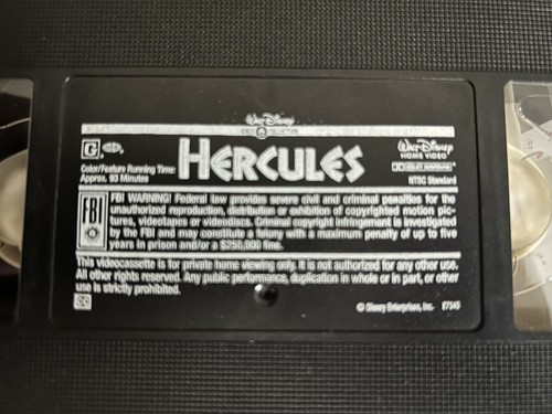 Disney Hercules Gold Collection VHS