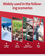 Bike Multi Tool 38 in 1 Bicycle Repair Kit with Chain Levers, Hex Spoke Wrenc...