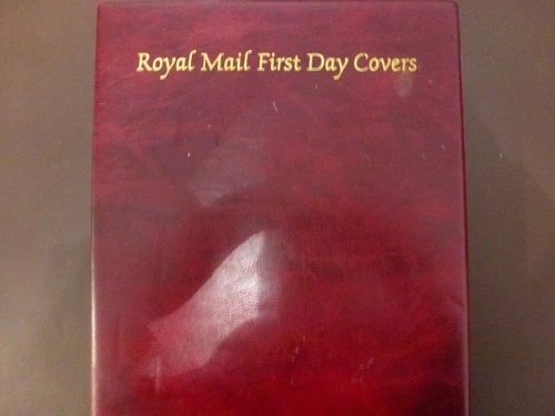 GB 1st day cover collection in royal mail Album approx 74 covers