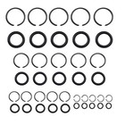 Set of 5 Socket Retainer rings with ORing 12 38 1in for Pneumatic Wrench