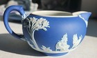 Antique Wedgwood Dark Blue Jasperware Mini Creamer England Beautiful Shape!