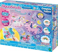 Aquabeads Mystic Unicorn Set – 1500+ Beads, Art & Craft Kit with Display, Age 4+