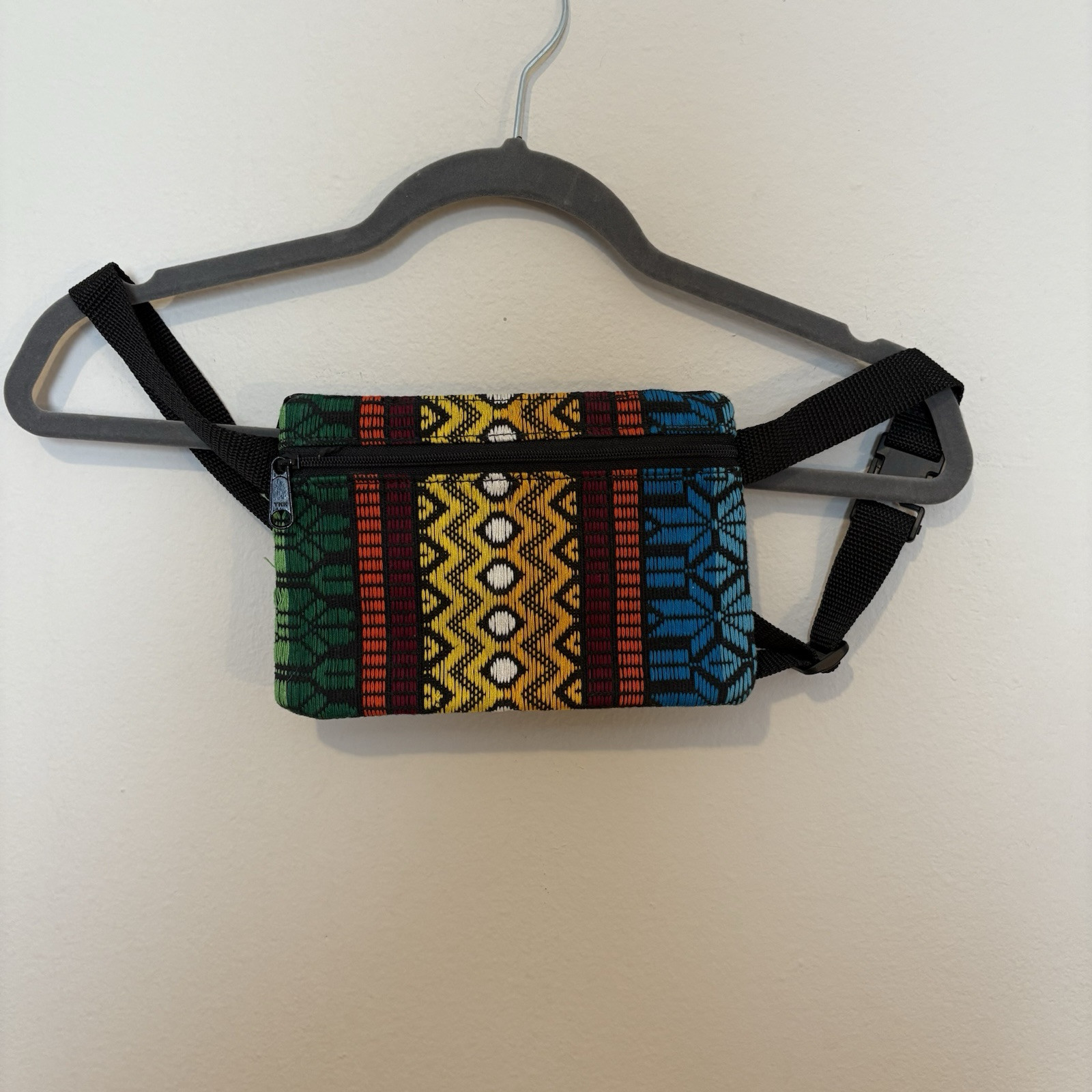 EARTHMONSTER Hippie Belt Bag Woven Cotton Multicolor Patterned