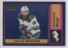 2018-19 O-Pee-Chee Platinum Retro Blue Rainbow 37/149 Jason Zucker #R-14 y0i