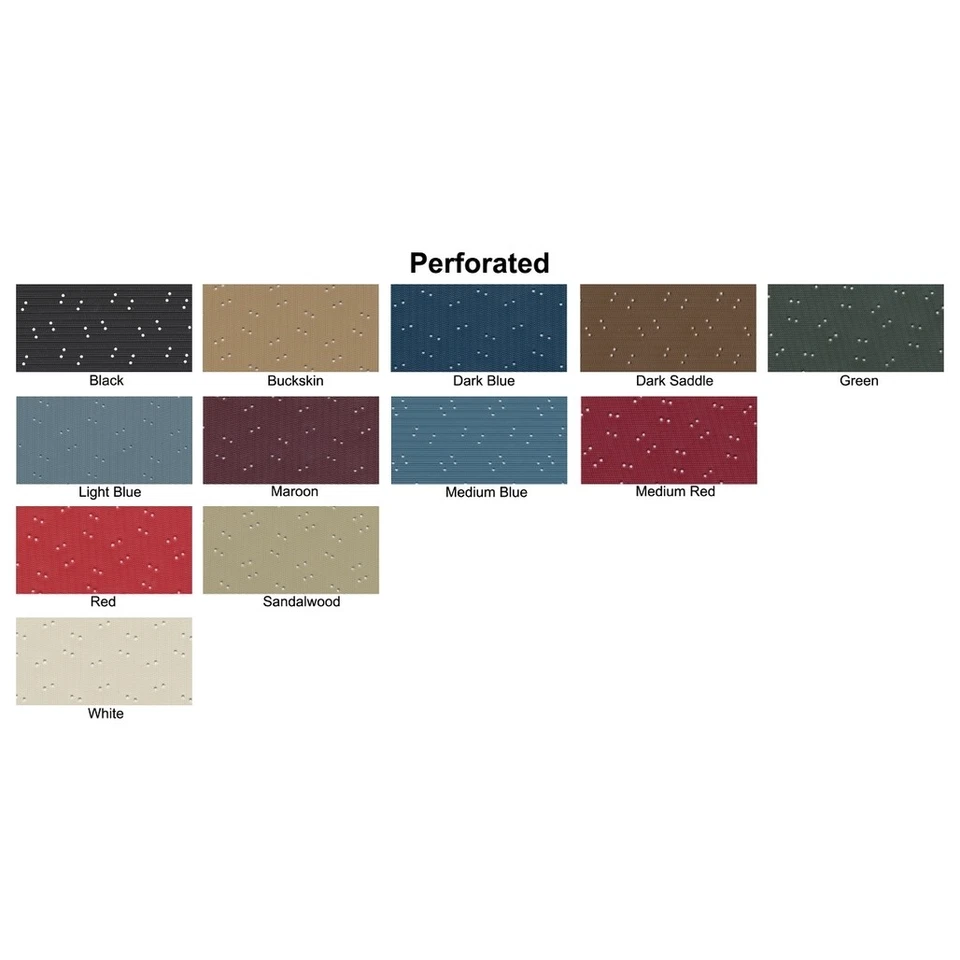 Paneles de vela interiores para Pontiac LeMans Tempest 1966 sedán perforado negro Foto 3 de 4