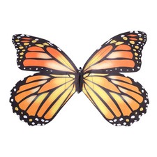   Orange Wings Costume For Women Girl Decorative Dress Up Wings Prop With Head