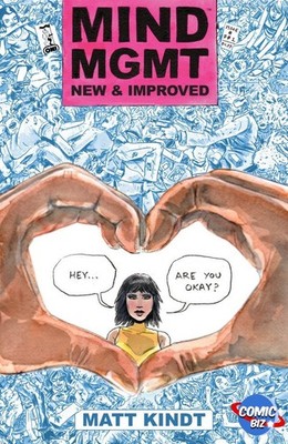 MIND MGMT NEW & IMPROVED #1 (2026) 1ST PRINTING DIE-CUT MAIN COVER ONI PRESS