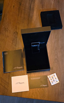 S.T. Dupont Feuerzeug mit Box & Papieren, Made in France, ab 1970
