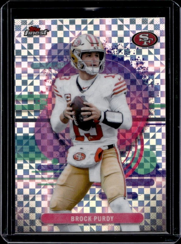 2025 Topps Finest Brock Purdy Uncommon X-Fractor #146 49ers