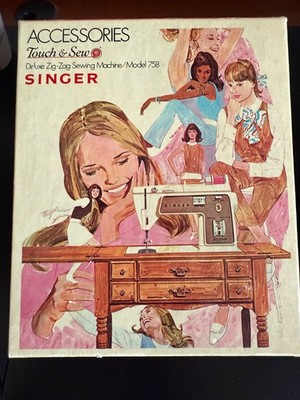 VTG Singer Touch and Sew Deluxe Zig Zag Sewing Machine