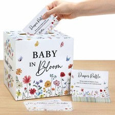 Baby in Bloom Shower Decorations Diaper standard, Wildflower Floral