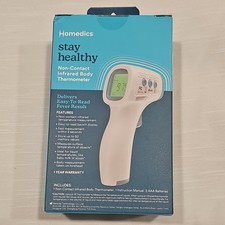 HoMedics HD8813C Non-Contact Infrared Digital Body Thermometer 50 Memory