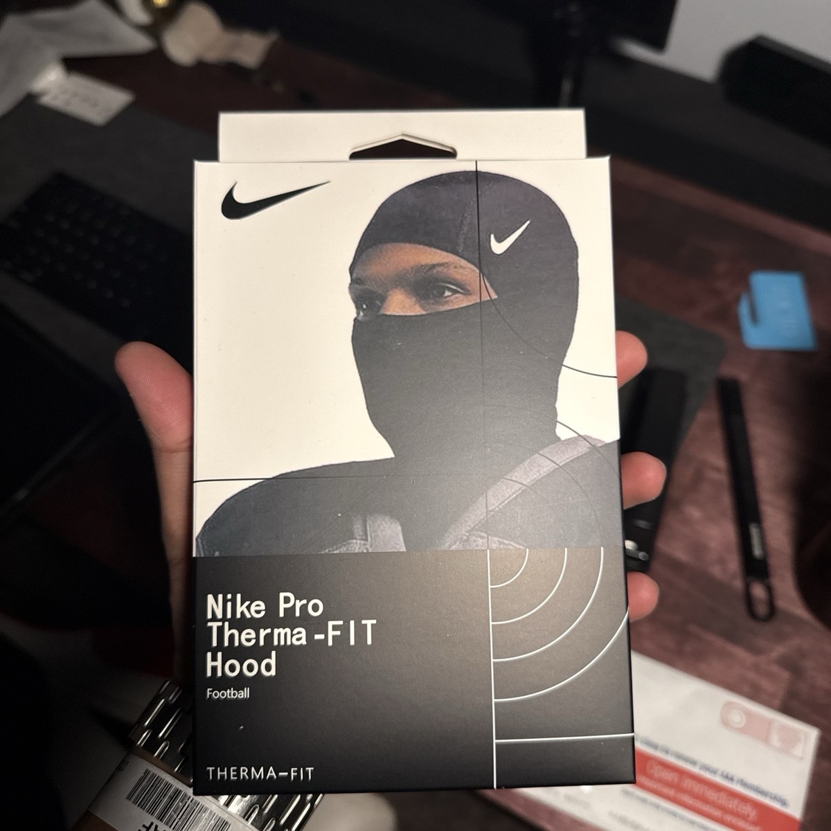 Nike Balaclava Nike Pro THERMA-FIT Football Hyperwarm Hood Nike Balaclava Nike Pro THERMA-FIT Football Hyperwarm Hood