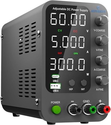 Netzteil DC 60V 5A mit USB Type-C 20W Stromversorgung Ladegerät für Ladesystem
