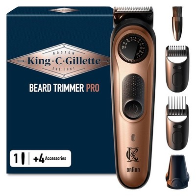 King C. Gillette Barttrimmer Pro 40 Längen kabellos B-Ware