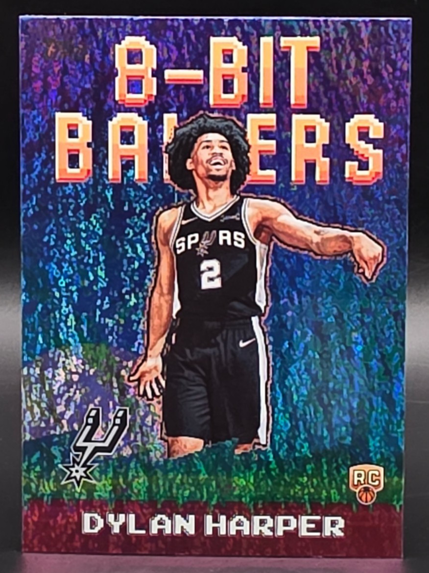 2025-26 Topps NBA Dylan Harper 8 Bit Ballers HOOFOIL PARALLEL ROOKIE Spurs