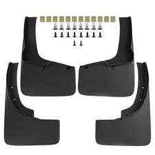 OE Fitment Ford Black Splash Guards Mud Flaps Set of 4 for Ford Ranger 19 - 23