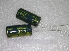 20pcs 680uF 25V 105 C Electrolytic Capacitor 25V 680UF 8x16mm