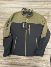 Mens Hooey Softshell Jacket Olive Green