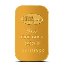 5 oz Gold Bar (Varied Condition, Any Mint) Random Brand 4611.24 per troy oz