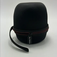 Hard Case For Small Bluetooth Camera Lens Black Zip Close LTGEM