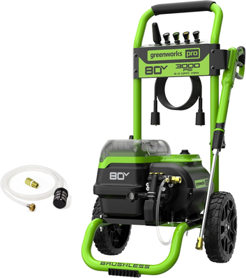 #ad 80V 3000 PSI Dual Port Pressure Washer 2.0 GPM Tool Only Powerful Enough to $758.32