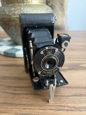 Antique 1920s Kodak Vest Pocket Model B 127 Film Kodak Folding Camera