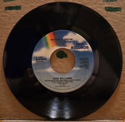 Don Williams - Maggie's Dream; Leavin' - Vinyl Record 45 RPM 7''