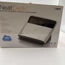 SCANNER Neat Desk Pass-Through  Red Home Office Edition NEW IN OPEN BOX