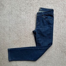 Levi's San Francisco Jeans Womens 2 26x31 Demi Curve Slim Leg Blue Dark Denim