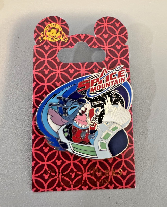 Disney Pin Stich Space Mountain