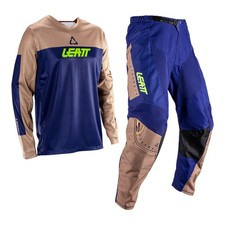 Leatt Motocross Combo Ride Kit 3.5 Set Di Abbigliamento Cross Blu Enduro MX Kit