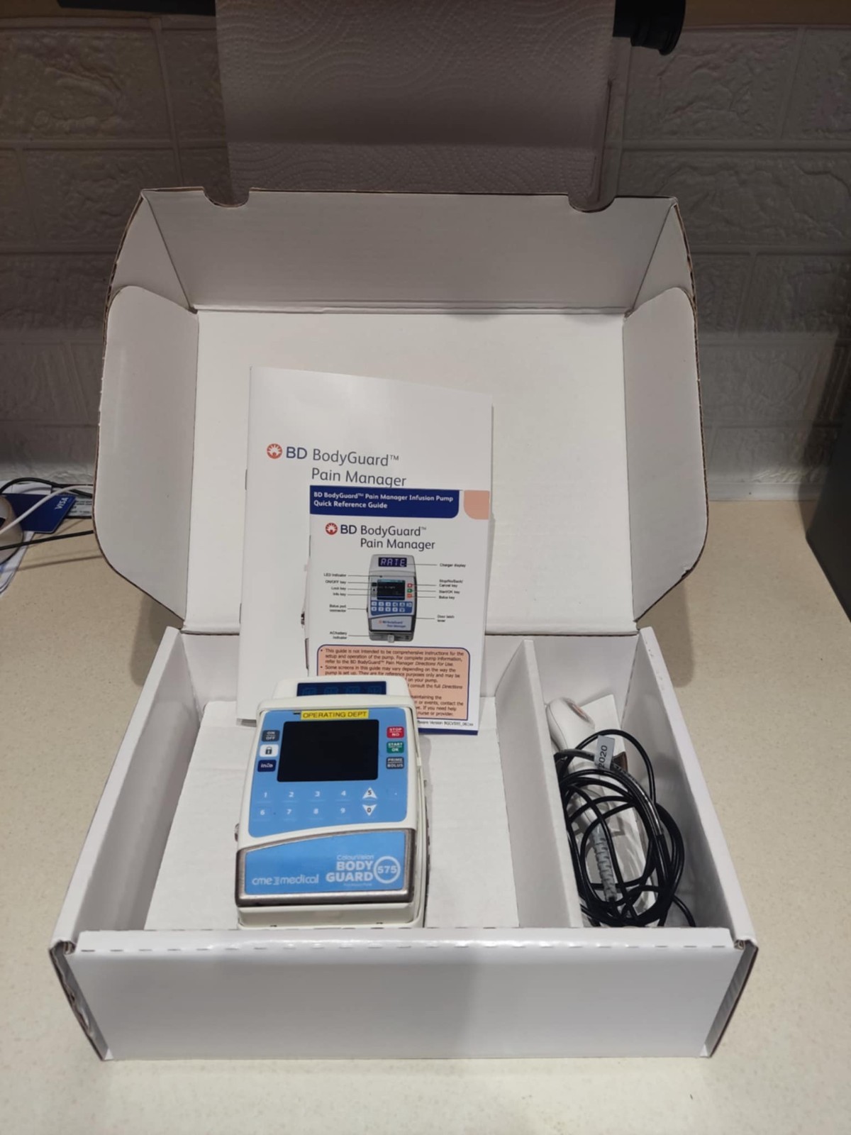 Bomba de infusión PCA ambulatoria CME Medical ColourVision BD BodyGuard 575