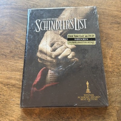 Schindler s List (DVD) - Widescreen (New/Sealed) FREE SAME DAY SHIPPING