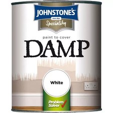Johnstones 750ml Damp Proof Paint White Cheap Sale Offer Price