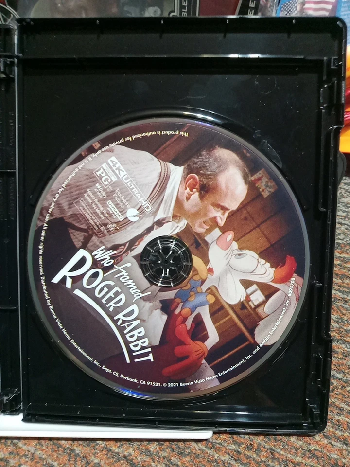 Who Framed Roger Rabbit (4k Ultra HD UHD & Blu-ray 2021) NO DIGITAL Spielberg - Image 4 of 4