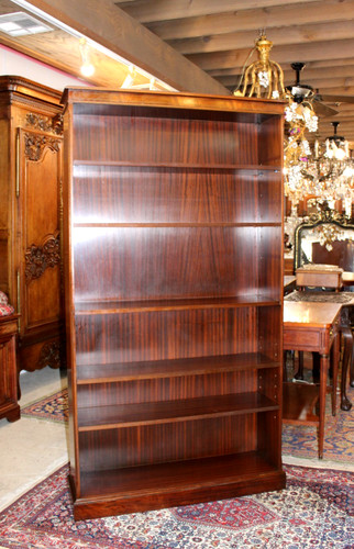 English Mahogany Bevan Funnel Open Bookcase