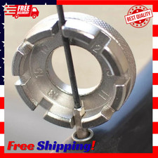 Bicycle Spoke Wrench Hard Steel 8 Way Bike Rim Truing Tool Adjust wheel Spokes