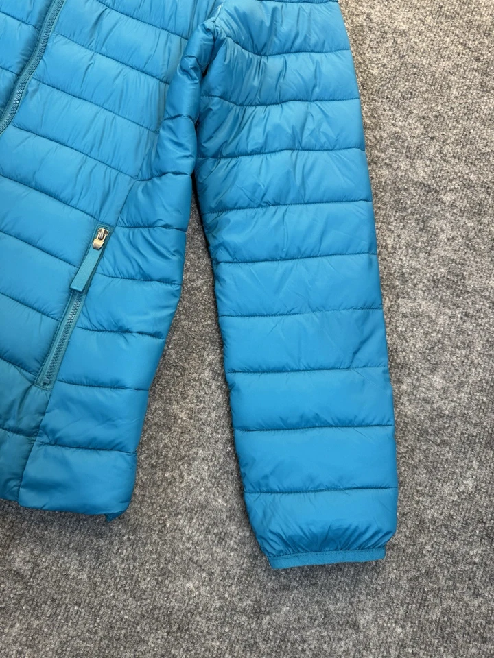 Chaqueta acolchada para mujer St. John’s Bay azul azulado talla pequeña Foto 3 de 4