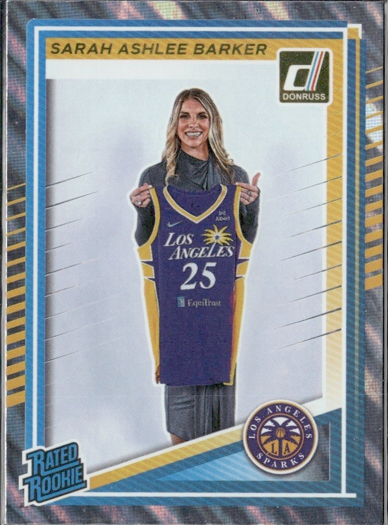 2025 Panini Donruss WNBA Sarah Ashlee Barker #100 Lava RC