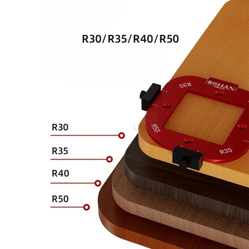 4 in 1 Woodworking Router Templates Reusable Round Corner Jig Woodworking - Picture 8 of 10