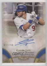 2021 Topps Tier One Break Out Auto /250 Gavin Lux #BOA-GLU Auto