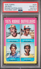 1975 Topps #616 Jim Rice Signed Rookie Card Autograph RC Auto PSA 6/9 Red Sox. rookie card picture